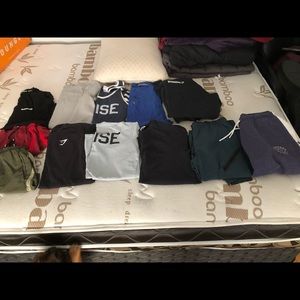 I have tons of alphalete  gymshark rise clothing there is way more than the pic